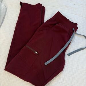 Figs yola 2.0 Burgundy Pants